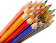 Picture of colored pencils
